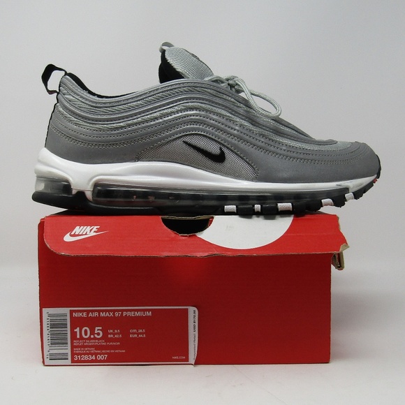Nike Other - Nike Air Max 97 Premium Silver Bullet Black 10.5